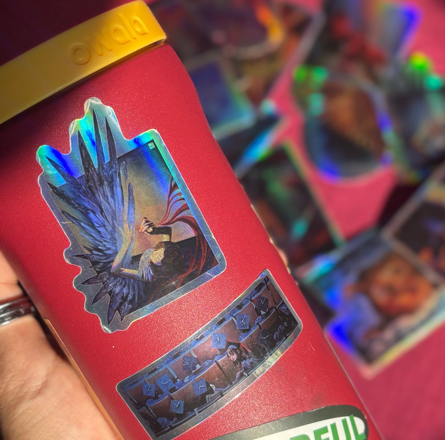 15 Pack Christian Art inspired Holographic Stickers