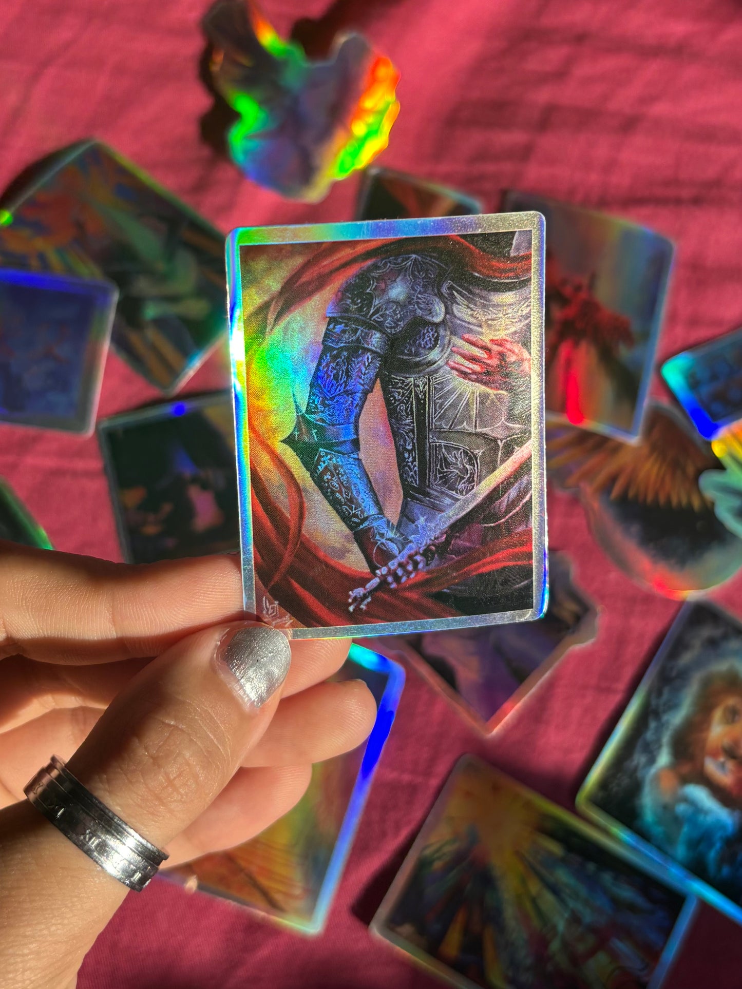 15 Pack Christian Art inspired Holographic Stickers