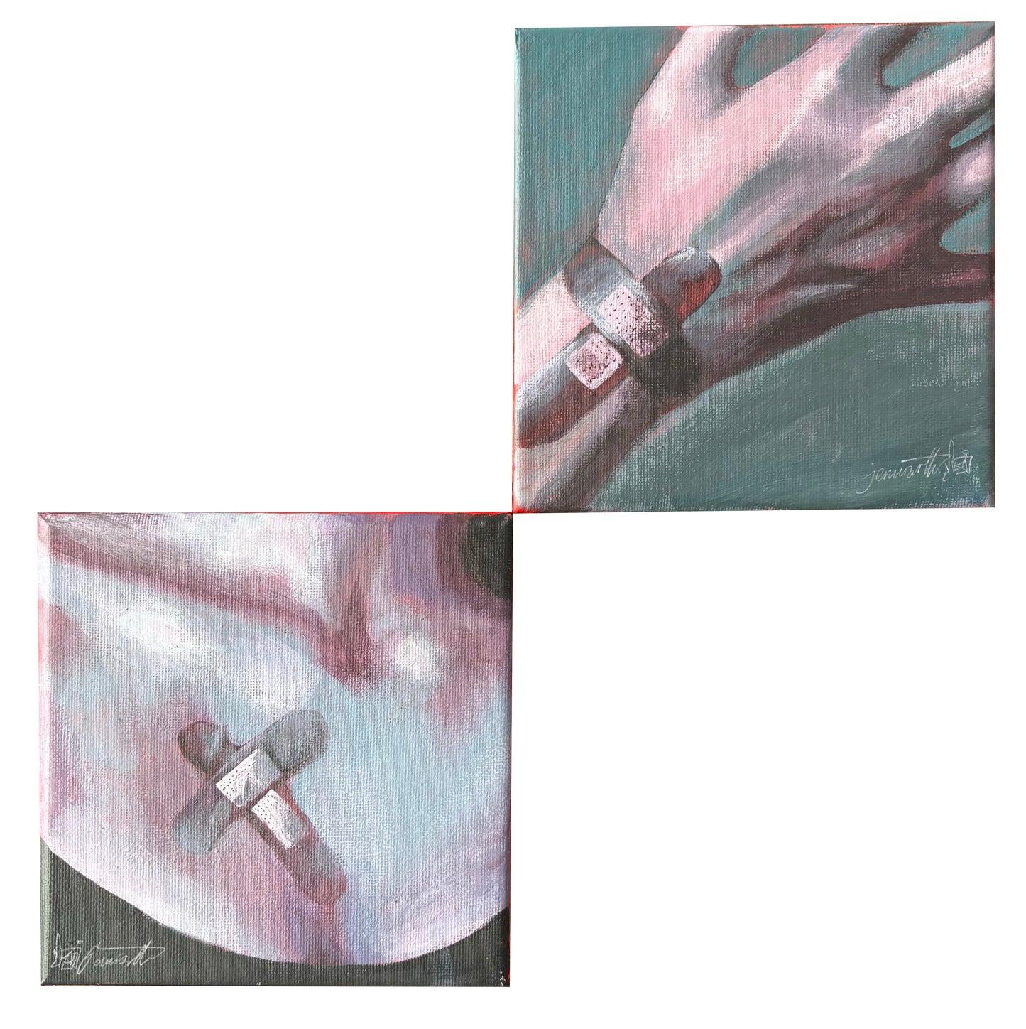 "Heaven's Best" Original Diptych