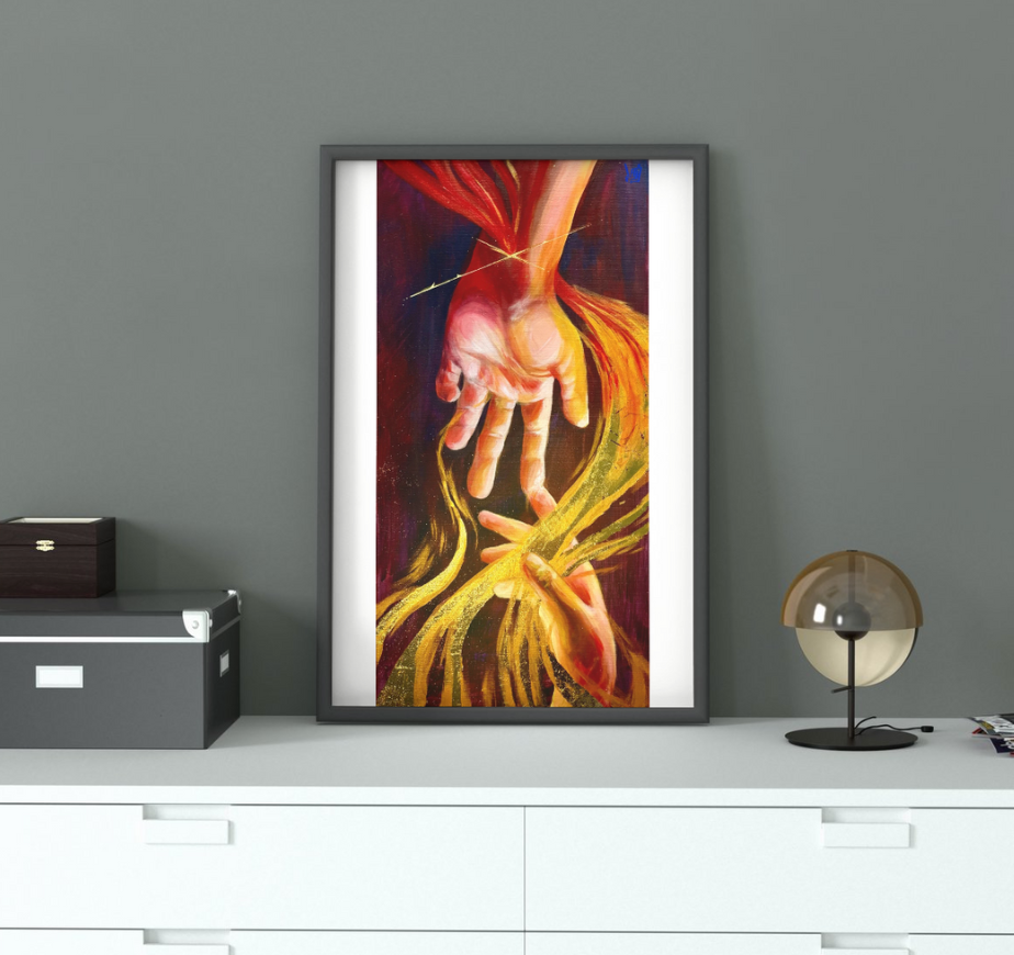 "The Touch that Saves" Print