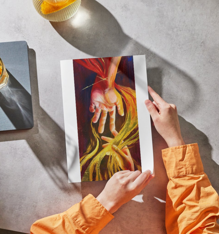 "The Touch that Saves" Print