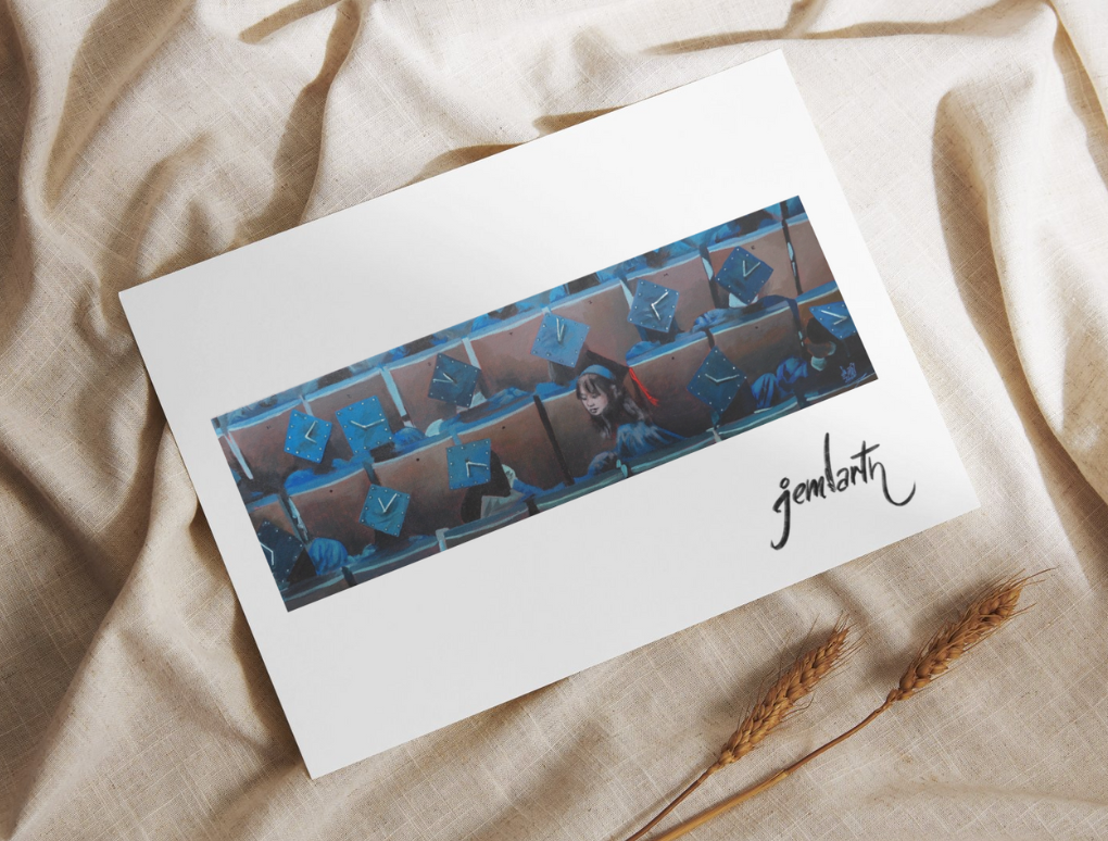 "Not my time, but His" Print